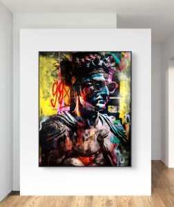 Merk aan de muur kunst voor bedrijven